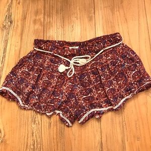 Forever 21 patterned flowy shorts